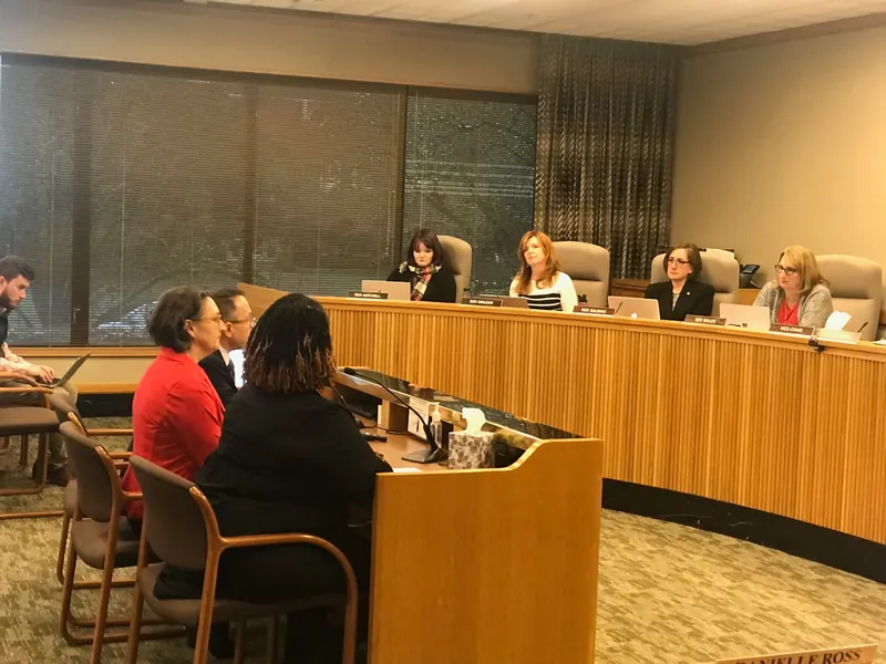 Testifying for Oregon families.